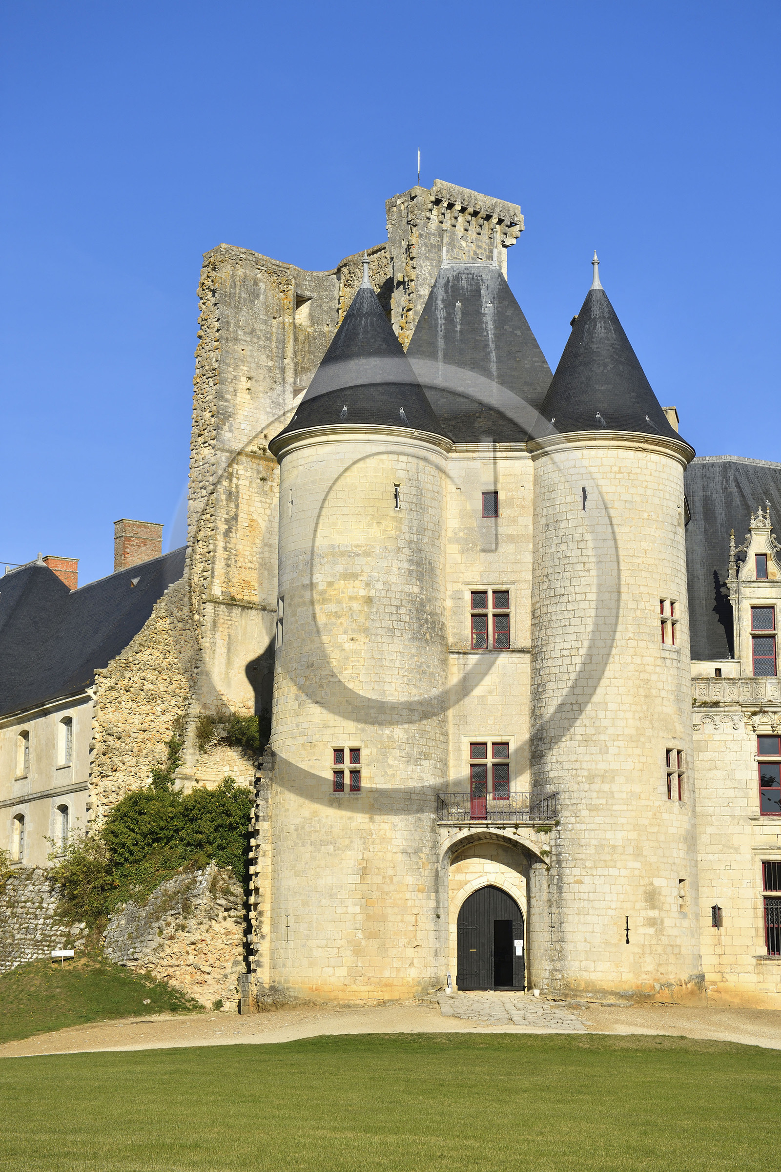 France charente rochefoucauld chateau surplombant tardoire