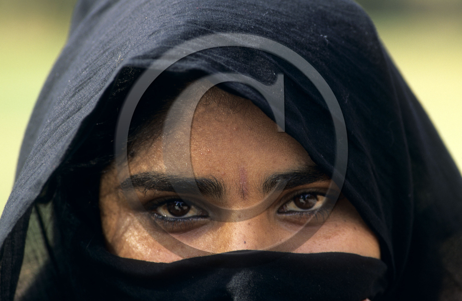 Femme voilée au Pakistan