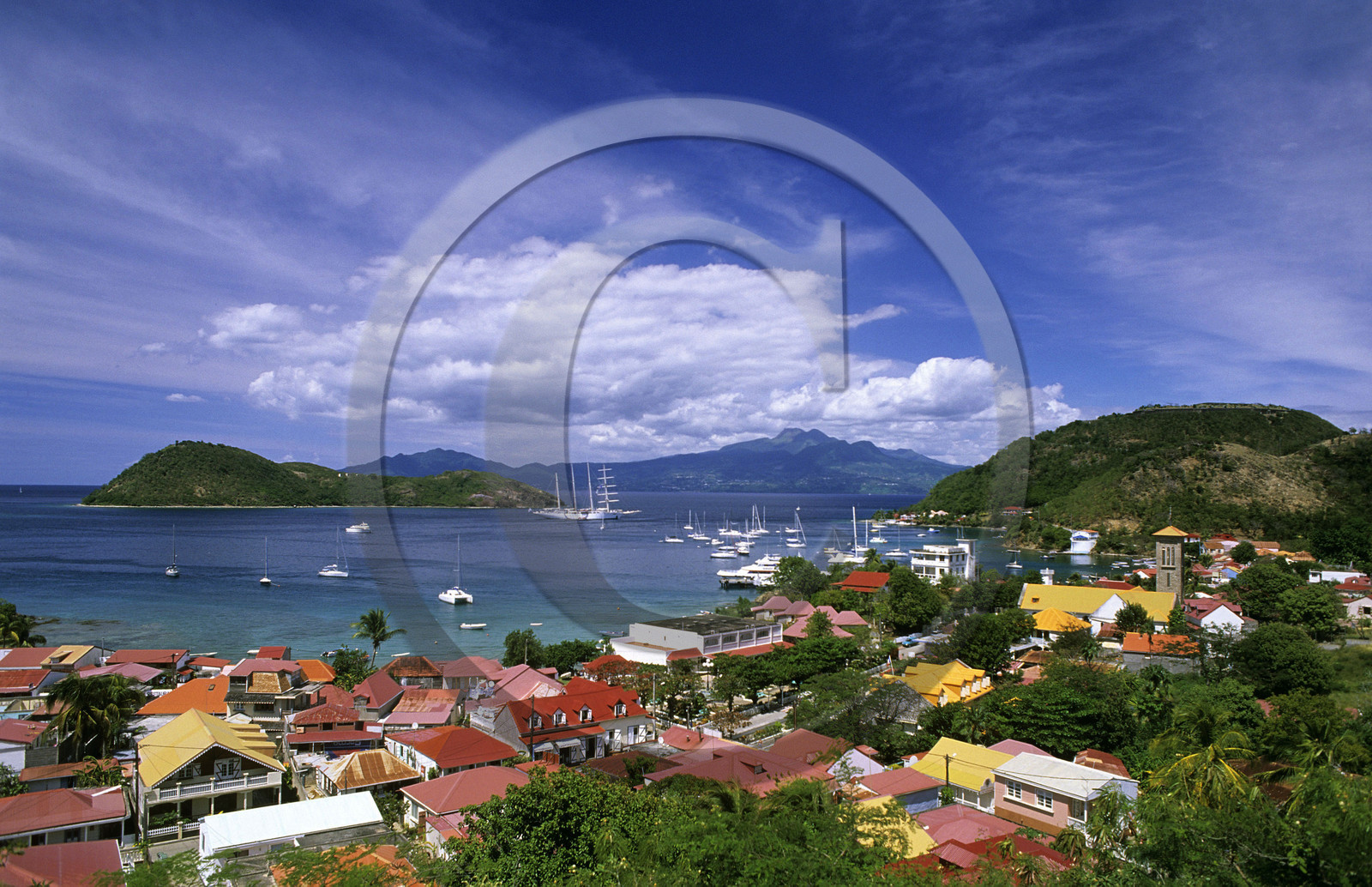 Île des Saintes. Archipel de Guadeloupe. Antilles Françaises