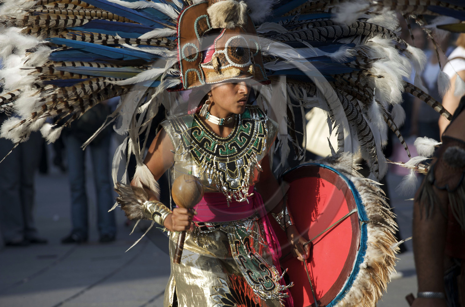 Mexique, danseurs Asteques