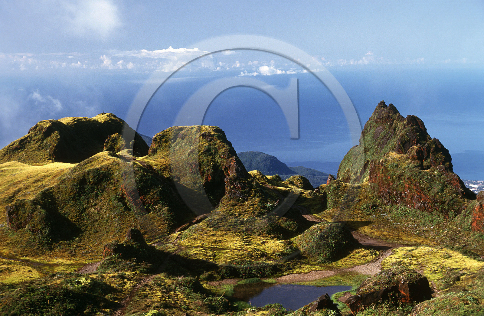 La Soufrière. Guadeloupe. Antilles Francaises