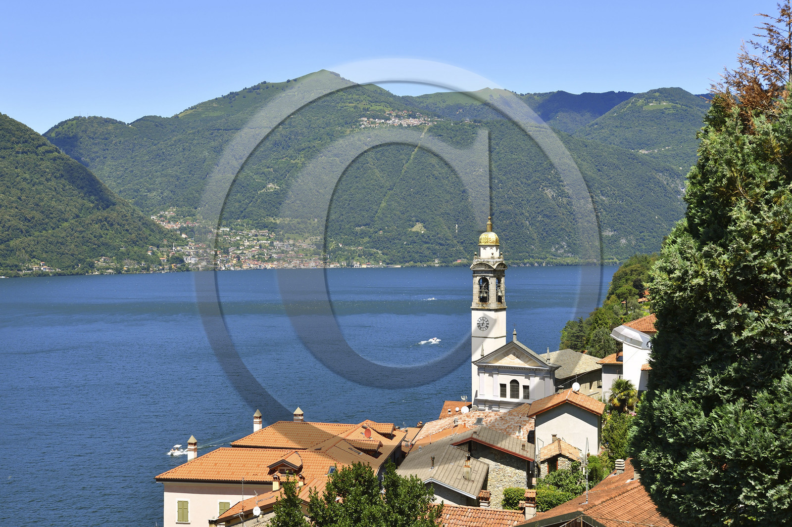 Italie lombardie lac come village lezzeno