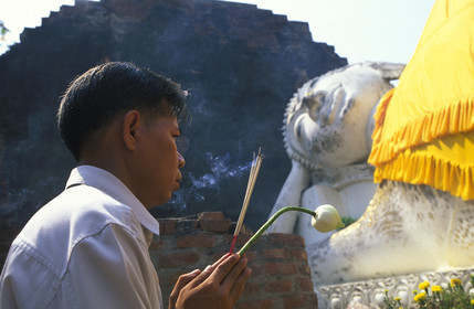 THAILANDE   AYUTHAYA.WAT HAI CHAI MONGKHON