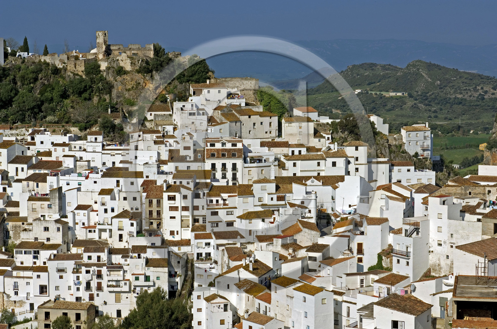 Casares, white village of Andalucia, Spain