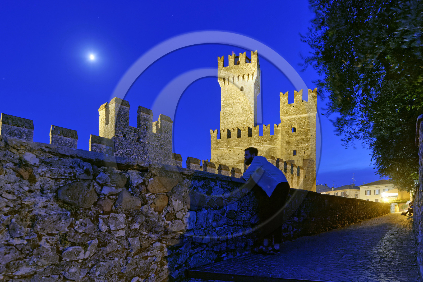 Italie lombardie lac garde sirmione chateau