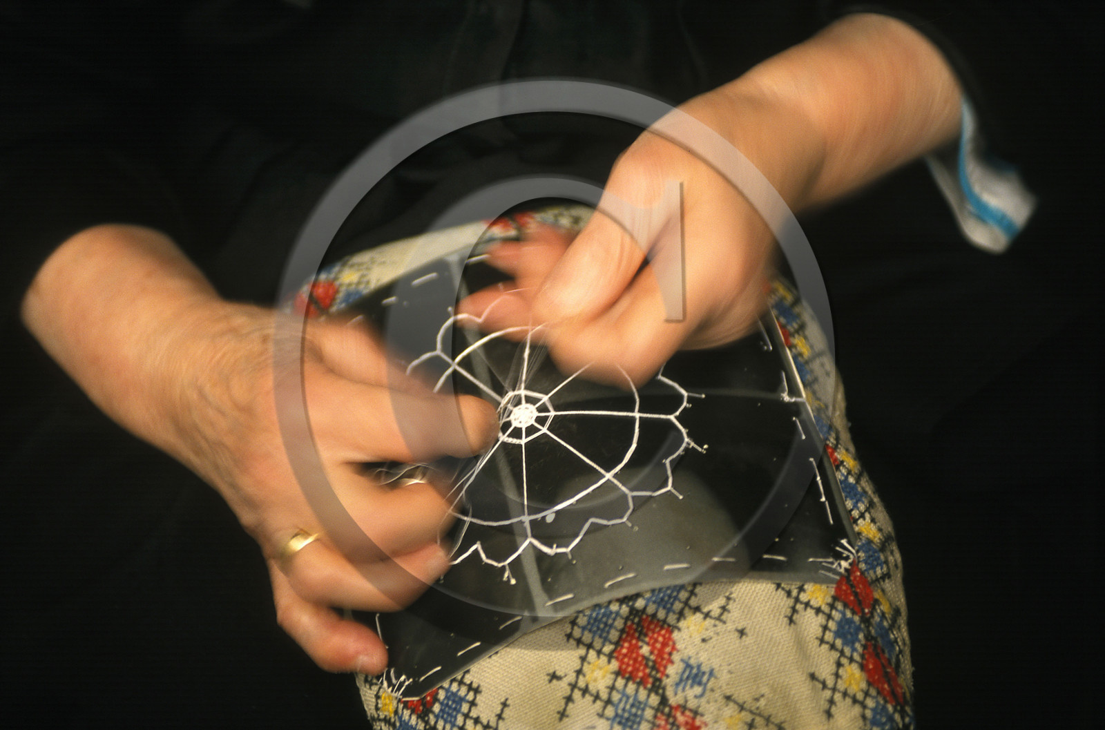 CROATIE. VILLE ET ILE DE PAG. DENTELLES DE PAG