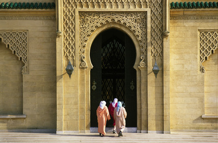 MAROC   RABAT.ESPLANADE DE LA MOSQUÉE YACOUB EL MANSOUR