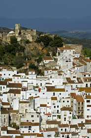 Casares, village blanc, Andalousie, Espagne