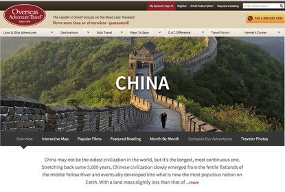 Parution Overseas Adventure Travel