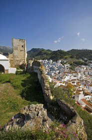 Casares, village blanc, Andalousie, Espagne