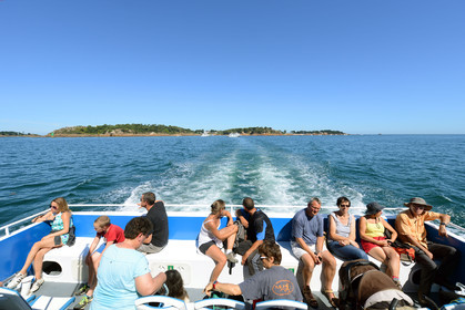 France, Cotes d'Armor, Brehat island, ferry for Brehat island