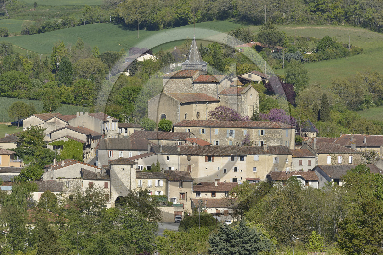 France gers pessan eglise fortifiee
