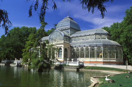 ESPAGNE   CASTILLE   MADRID..PARC DU RETIRO..MONUMENT ¿ ALPHONSE