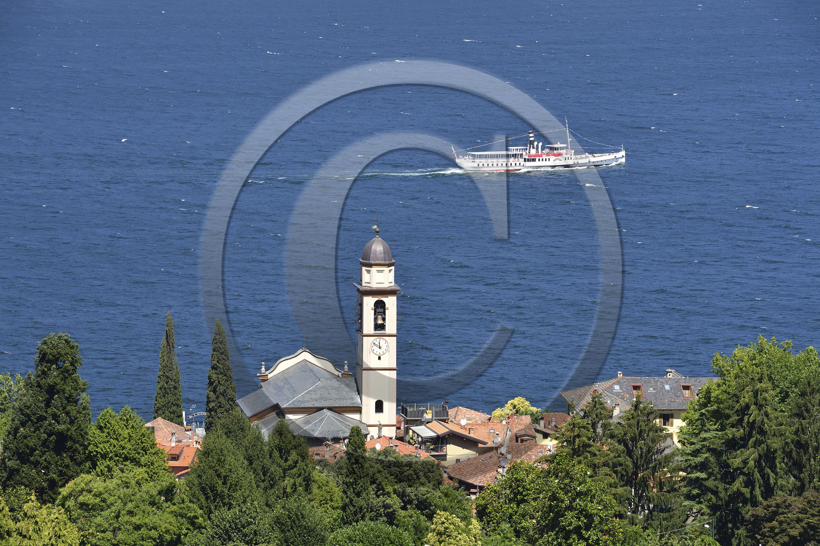 Italie lombardie lac come village bellagio