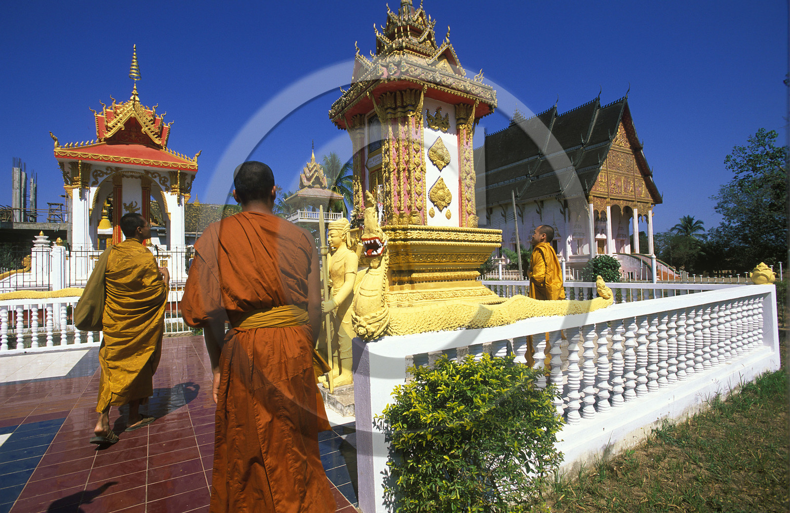 LAOS VIENTIANE.VAT PHA THAT LUANG