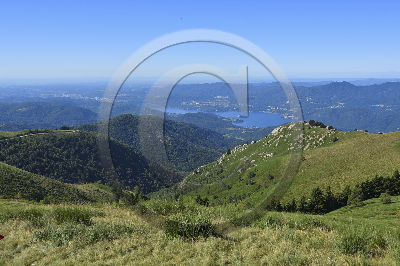 Italie piemont panorama sommet mont mottarone