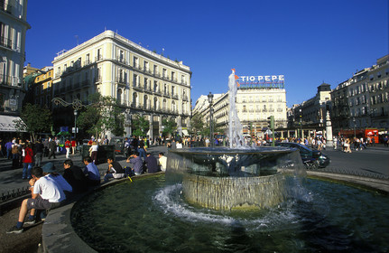Madrid.Castille.Espagne.PLAZA DE LA PUERTA DEL SOL