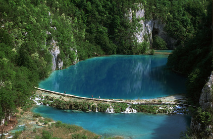 PARC NATIONAL DE PLITVICE. CROATIE