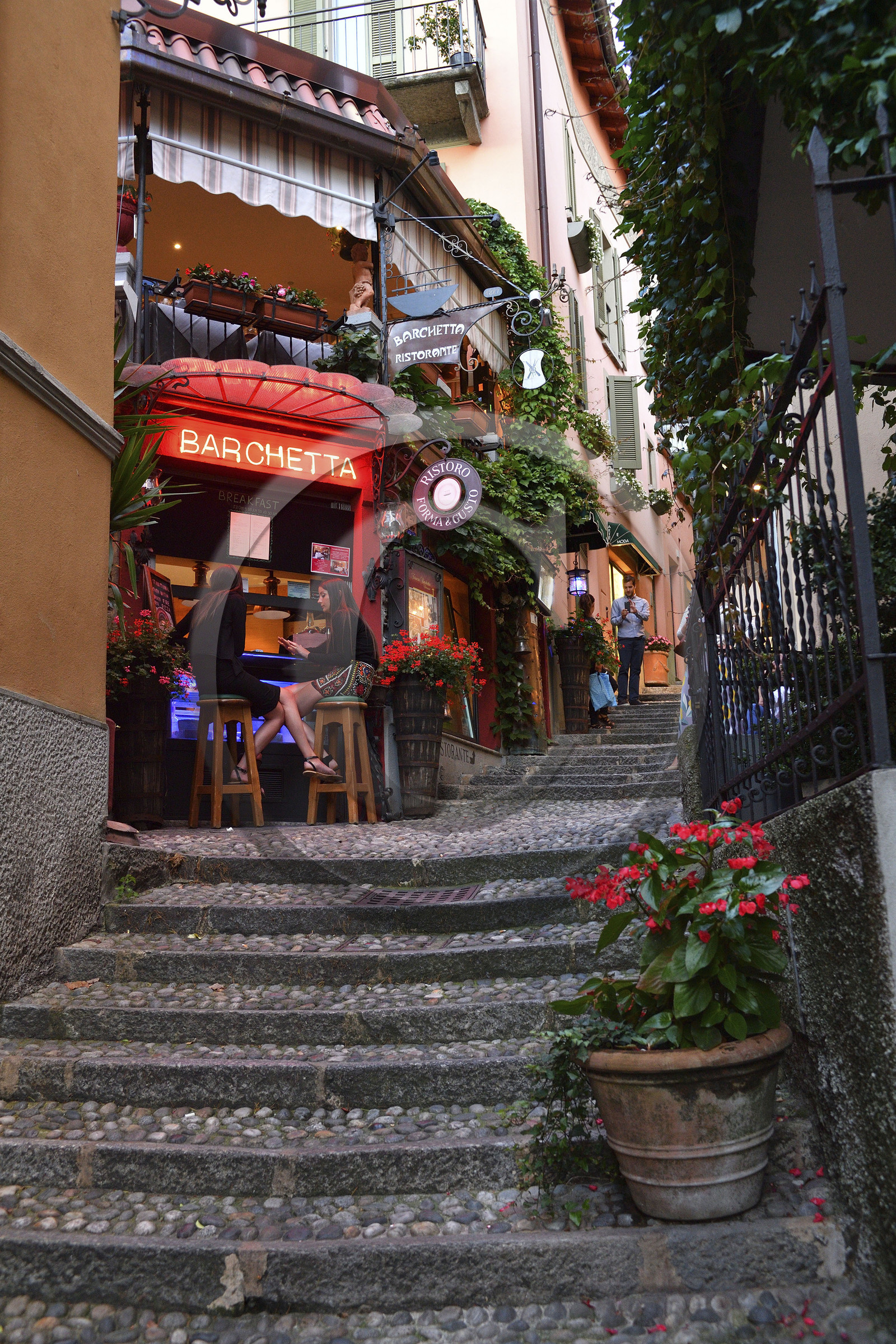 Italie lombardie lac come village bellagio