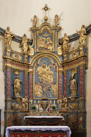 France hautes pyrenees vallee louron arreau eglise