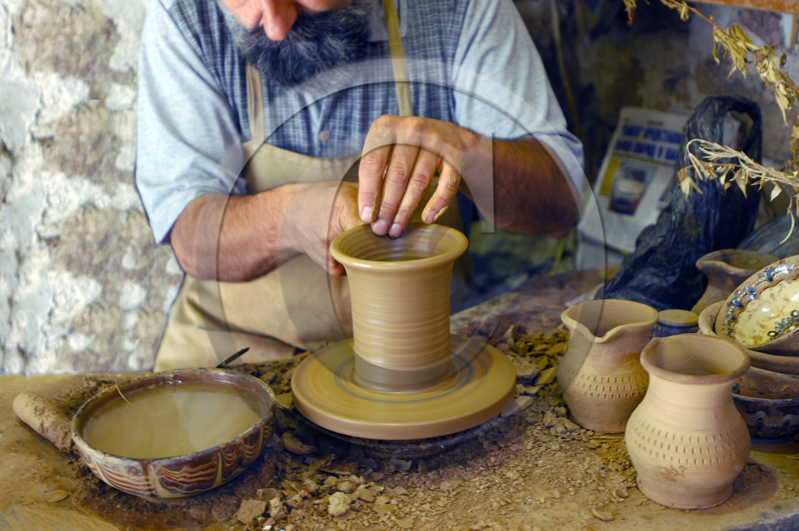 Pottery in Plovdiv, Bulgaria