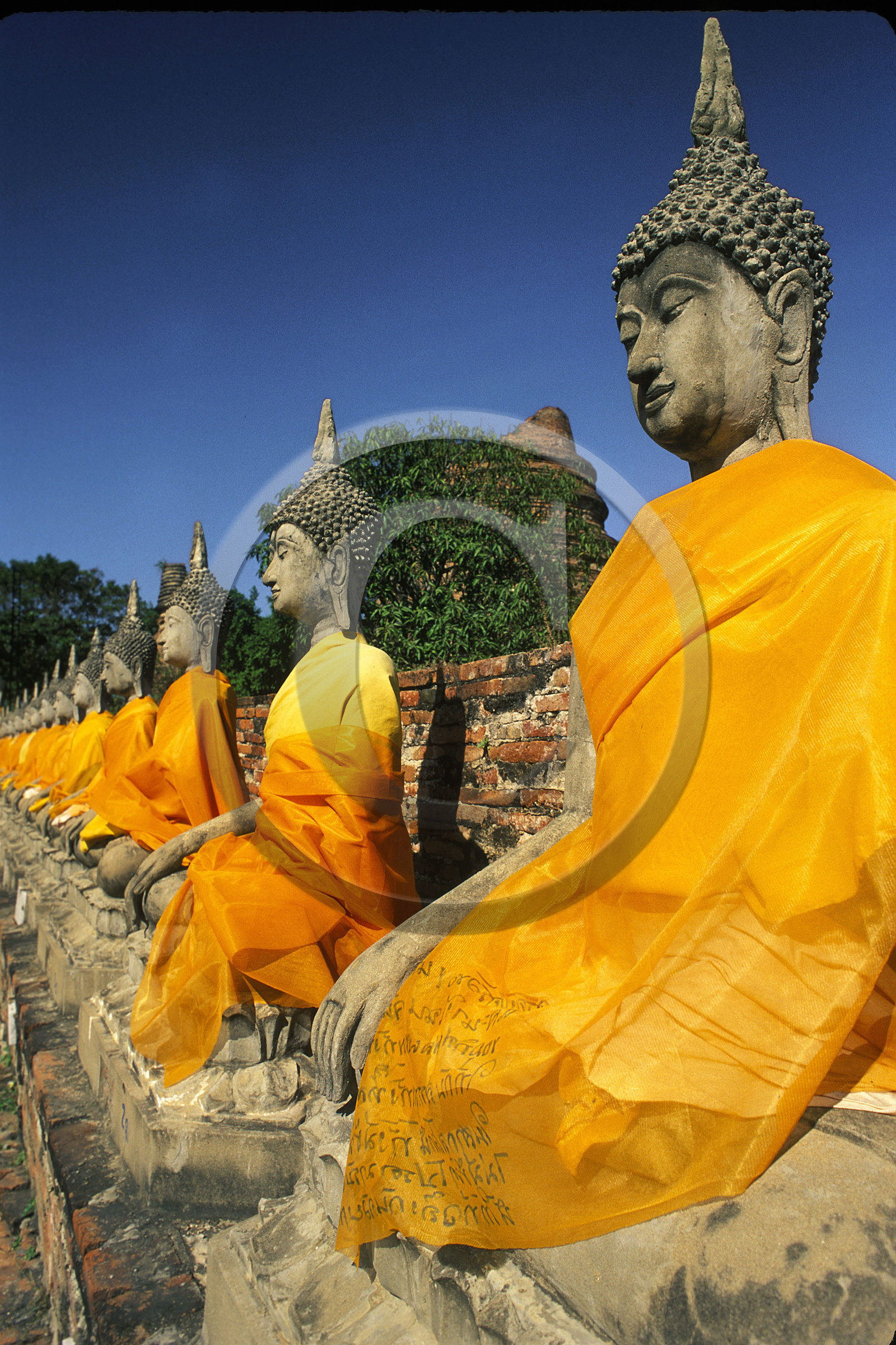 THAILANDE   AYUTHAYA.WAT HAI CHAI MONGKHON