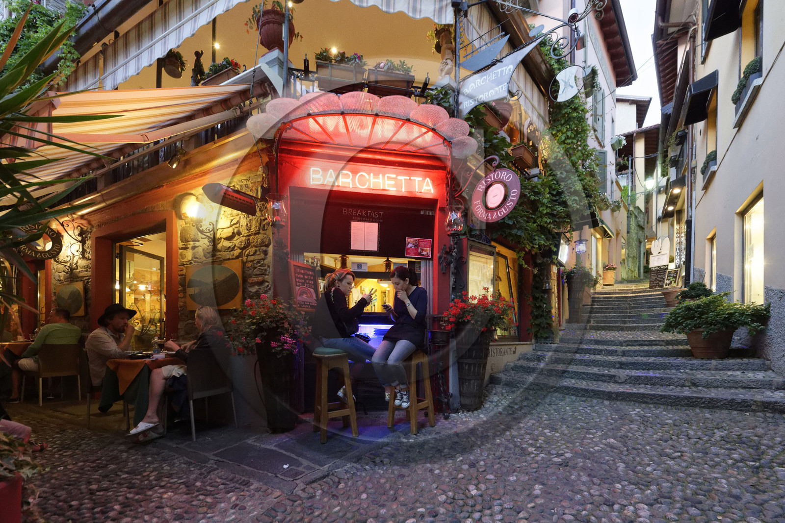 Italie lombardie lac come village bellagio