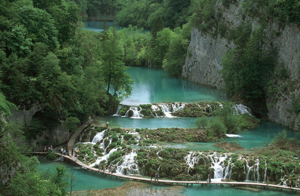 PARC NATIONAL DE PLITVICE. CROATIE