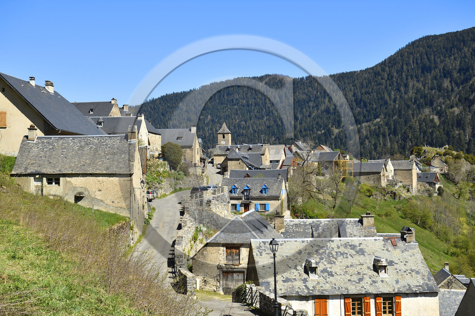 France hautes pyrenees canton arreau village
