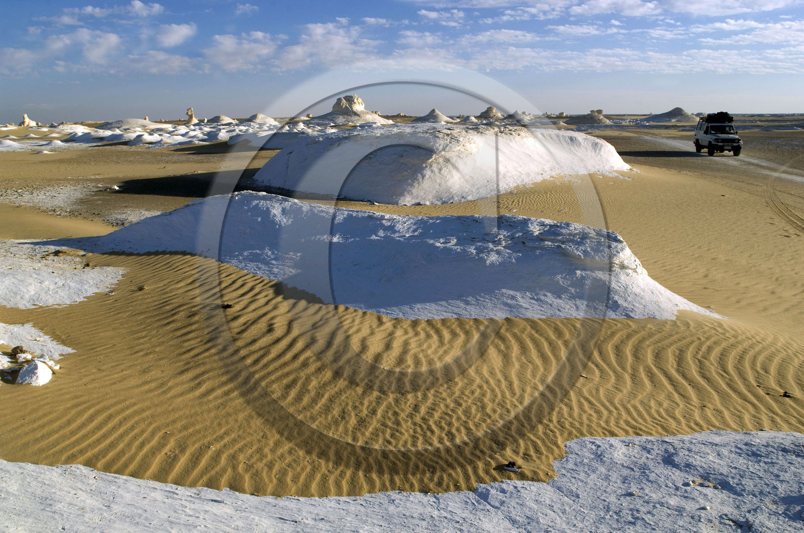 Egypte, désert blanc
