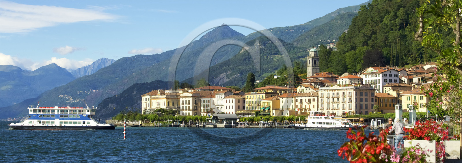 Italie lombardie lac come village bellagio