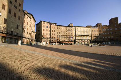 Piazza del Campo, Sienne, Toscane, Italie