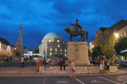 La Mosquee, Place Szechenyi, Pecs, Hongrie