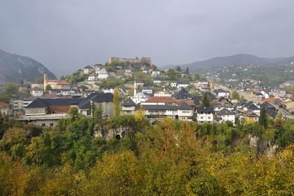Bosnie-Herzegovine, canton de Bosnie centrale, Jajce, vieille ville